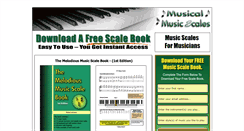 Desktop Screenshot of musical-music-scales.com
