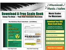 Tablet Screenshot of musical-music-scales.com